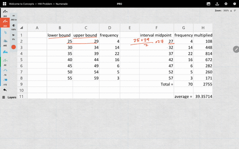 find-the-mean-age-in-years-from-the-frequency-distribution-given-below-class-interval-of-age-in-years-25-29-30-34-35-39-40-44-45-49-50-54-55-59-total-frequency-14-22-16-70-37634