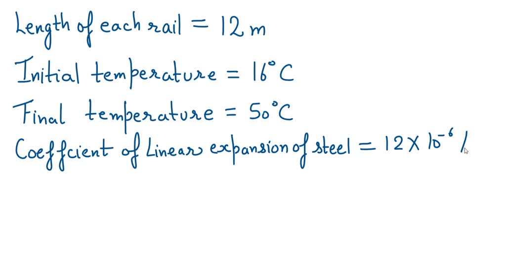 Algebraic Physics Question Older railroad tracks in the USA are made
