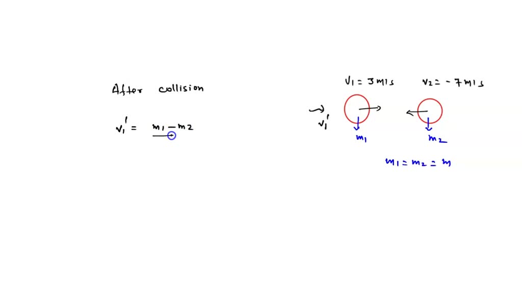 SOLVED Two identical billiard balls have velocities of 3 m/s and 7 m