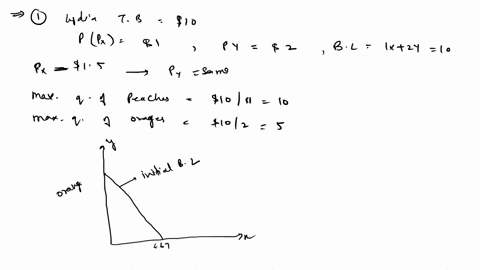 we-use-a-budget-constraint-model-to-interpret-and-analyze-the-economizing-problem-for-an-individual-lydia-is-a-consumer-who-has-a-10-budget-for-fruit-she-buys-peaches-and-oranges-the-nominal-01966