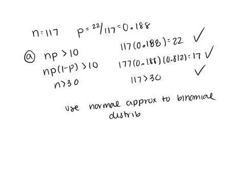 suppose-that-a-simple-random-sample-of-117-college-students-is-asked-are-you-vegetarian-or-vegan-and-22-respond-yes-are-the-requirements-met-to-construct-95-confidence-interval-estimate-of-t-30135