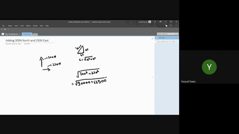 determine-the-magnitude-and-direction-of-the-resultant-of-each-pair-of-vectors-include-a-drawing-300-n-north-and-then-250-n-east-n-refers-to-newtons
