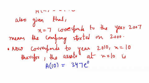 the-assets-in-billions-of-dollars-for-a-financial-firm-can-be-approximated-by-the-function-ax347e048x-where-x7-corresponds-to-the-year-2007-find-the-assets-in-each-of-the-following-years-a-2-01282