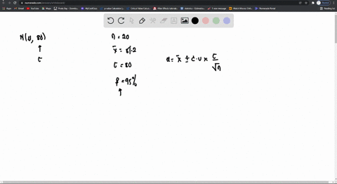 let-the-observed-value-of-the-mean-barx-of-a-random-sample-of-size-20-from-a-distribution-that-is-nm-27398