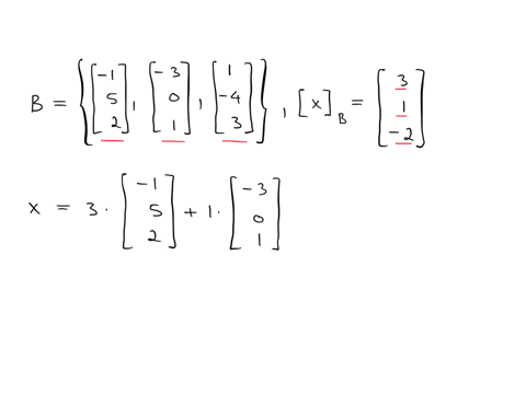 find-the-vector-x-determined-by-the-given-coordinate-vector-xlg-and-the-given-basis-b-3-b-5-4-xjb-2-3-2-x-simplify-your-answers-87571