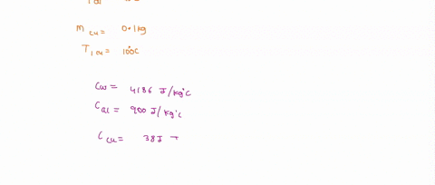 a-combination-of-0250-kg-of-water-at-200c-0400-kg-of-aluminum-at-260c-and-0100-kg-of-copper-at-100c-is-mixed-in-an-insulated-container-and-allowed-to-come-to-thermal-equilibrium-ignore-any-e-25089