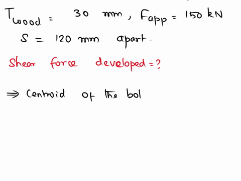q2five-wood-boards-are-bolted-together-to-construct-a-beam-as-shown-below-determine-the-maximum-shear-force-developed-in-each-bolt-if-the-bolts-are-spaced-s-120mm-apart-and-the-applied-shear-97707