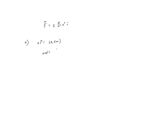 a-force-f-20-nm2-x2i-is-applied-to-a-particle-initially-at-rest-in-the-xy-plane-find-the-work-done-by-this-force-on-the-particle-as-it-moves-along-a-path-that-is-a-in-a-straight-line-from-po-59348