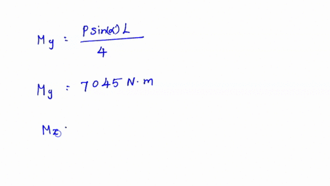 a-simply-supported-wide-flange-beam-of-span-length-l-carries-a-vertical-concentrated-load-p-acting-t-69847