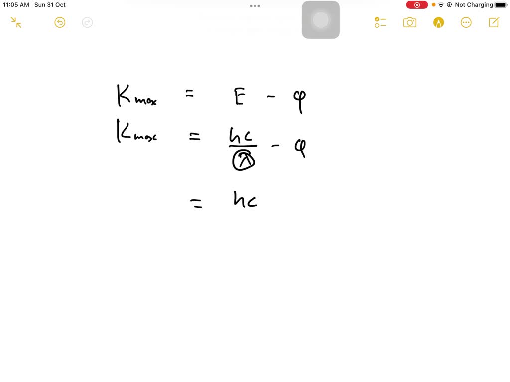 What Is The Maximum Kinetic Energy Of Electrons Ejected From Barium