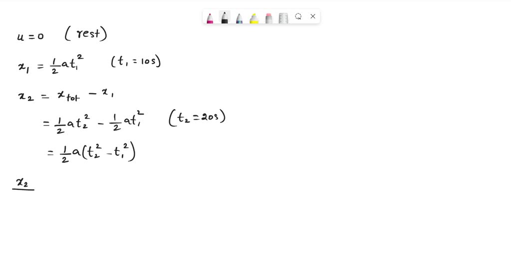 SOLVED: A particle experiences constant acceleration for 20 s after ...