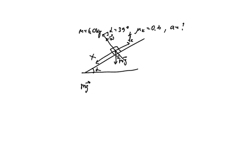 a-60-kg-box-slides-down-an-inclined-plane-that-makes-an-angle-of-39-with-the-horizontal-if-the-coefficient-of-kinetic-friction-is-06-at-what-rate-does-the-box-accelerate-down-the-slope-a-60-28768