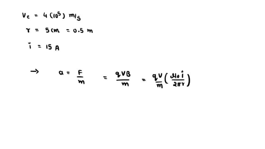 SOLVED: An electron is shot from an electron gun with a speed of 4.0 ...
