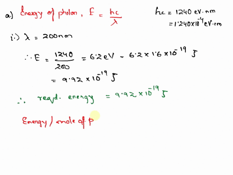 7a2b-calculate-the-energy-per-photon-and-the-energy-per-mole-of-photons-for-radiation-of-wavelength-i-200-nm-ultraviolet-ii-150-pm-x-ray-iii-100-cm-microwave-7a6b-the-work-function-for-metal-57551