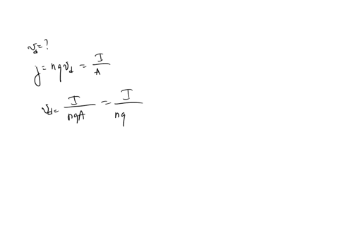 a-88mm-diameter-conducting-wire-carries-a-current-of-246a-if-the-density-of-the-conduction-electrons-free-electrons-in-the-wire-is-n101028m3-determine-the-magnitude-of-the-drift-velocity-of-the-electr