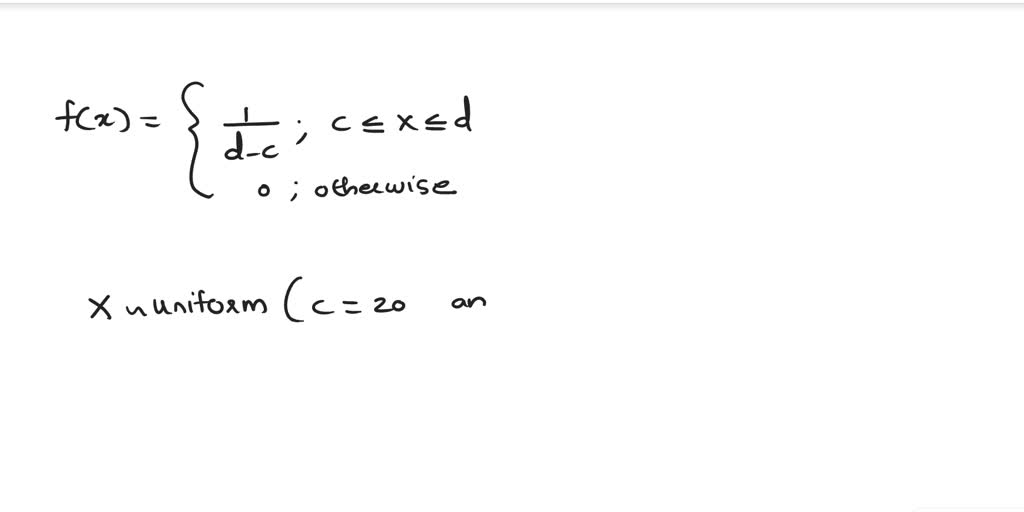 VIDEO solution: 4. Suppose X is a random variable best described by ...