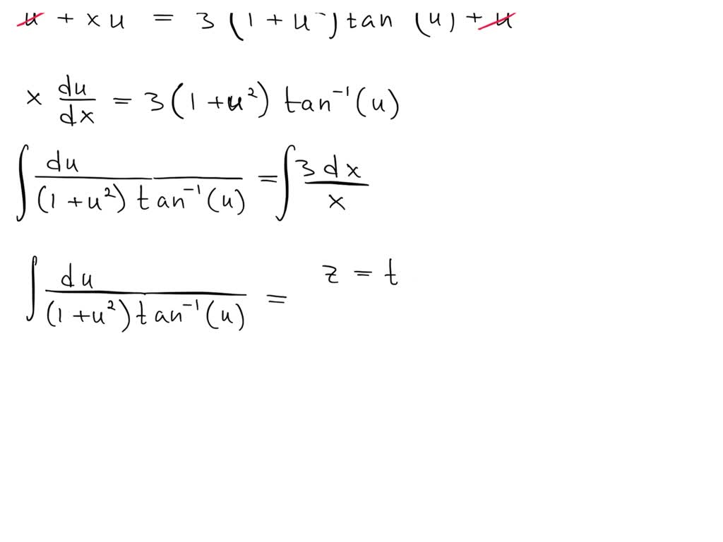 Solved: Resuelve La Ecuación Diferencial Ordinaria X^2y'=3(x^2+y^2)tan 