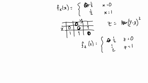 let-x-and-y-be-independent-bernoulli-12-random-variables-let-z-y-x2-what-is-the-distribution-of-z-show-that-z-and-x-are-independent-show-that-z-and-y-are-also-independent-but-that-x-y-and-z-are-not-in