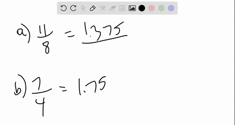 convert-each-of-the-following-fractions-into-decimal-form-if-appropriate-place-a-dot-above-a-decimal-number-to-show-that-it-repeats-a-11-8-b-7-4-c-5-3-d-5-6-e-11-6-18102