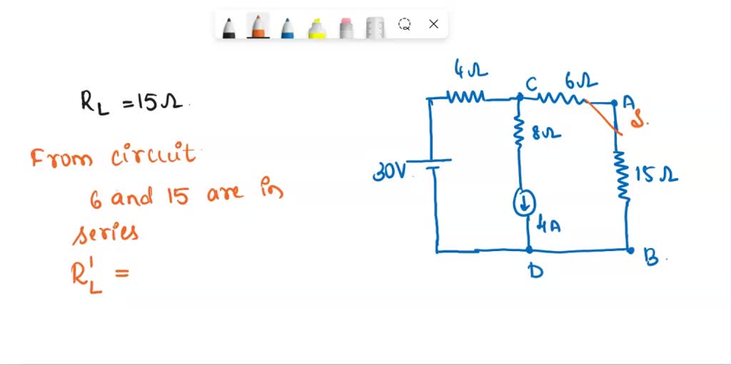 SOLVED: Using Norton theorem; find the current flowing through the 15 ...