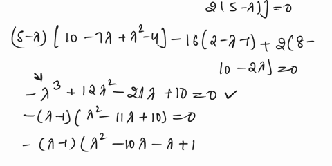 find-the-eigenvalues-and-the-eigenvectors-for-the-matrix-be-sure-to-show-the-caracteristic-polynomlal-78037