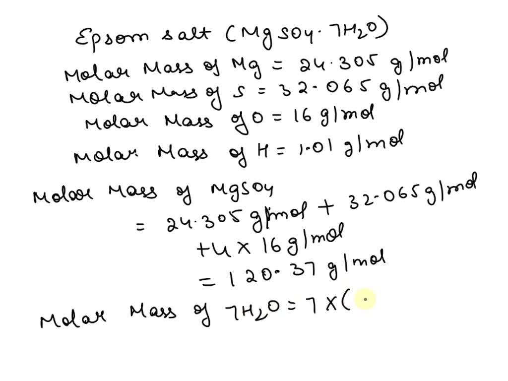SOLVED QUESTION 3 What is the theoretical percentage of water for