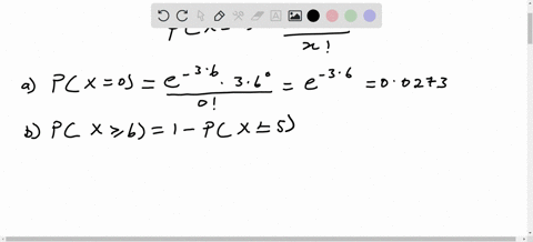 point-the-number-of-accidents-that-occur-at-busy-intersection-is-poisson-distributed-with-mean-of-36-per-week-find-the-probability-of-the-following-events-no-accidents-occur-in-one-week-prob-97817