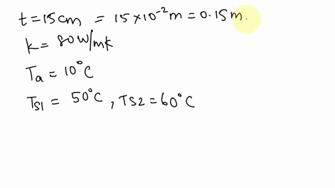 a-solid-plate-wiin-thickness-of-15-cm-and-thermal-conductivity-of-80-wlm-k-is-being-cooled-at-the-upper-surface-by-air-the-air-temperature-10fc-while-the-temperatures-at-the-upper-and-lower-98428