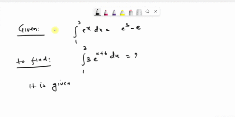 given-that-3-1-ex-dx-e3-e-use-this-result-to-evaluate-3-1-3ex-6-dx-96025