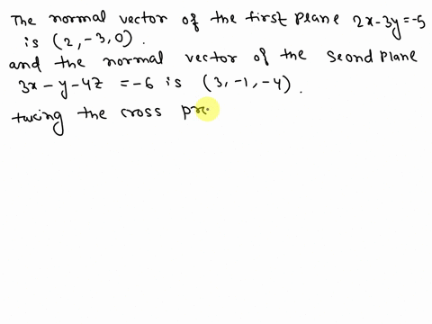 find-the-equation-of-the-plane-that-passes-through-the-point-p011-and-is-perpendicular-to-the-planes-2x-3y-5-and-3x-y-4z-6-give-your-answer-in-the-form-axbyczk-where-az0-and-there-is-no-comm-63958
