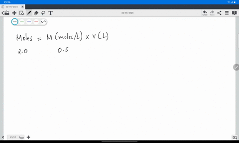 molarity11-what-volume-in-l-of-050-m-solution-contains-20-moles-of-solute