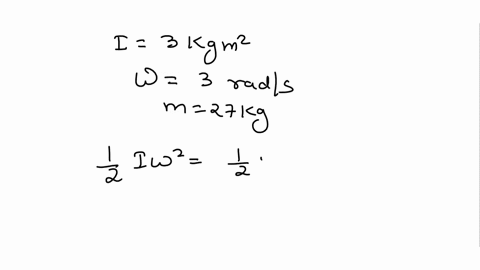a-body-having-moment-of-inertia-about-its-axis-of-rotation-equal-to-3-kg-m2-is-rotating-with-angular-velocity-equal-to-3-rads-kinetic-energy-of-this-rotating-body-is-the-same-as-that-of-a-bo-39542