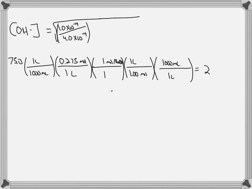 75 0 Ml Of 0 275 M Hno2 Is Titrated To Its Equivalence Point With 1 00 M Naoh What Is The Ph At