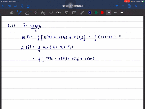 problem-let-y-yi-yz-y3-be-a-random-vector-taking-on-values-in-r3-with-mean-p-1-and-covariance-matrix-1t-2-f1-6i-compute-the-mean-and-variance-of-y-y-yz-y33-6ii-compute-the-projection-ofrando-56763