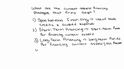 what-are-the-current-assets-financing-strategies-that-firms-adopt