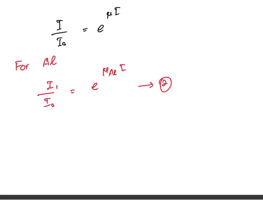SOLVED: the linear attenuation coefficient of aluminum and lead at 80 ...