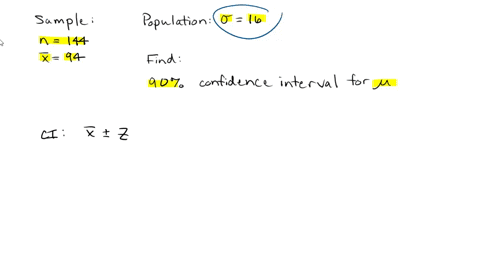 it-is-known-that-the-population-standard-deviation-of-the-iq-test-results-is-16-assuming-that-we-have-a-random-sample-of-144-and-a-sample-mean-of-94-what-would-be-your-90-confidence-interval-62896