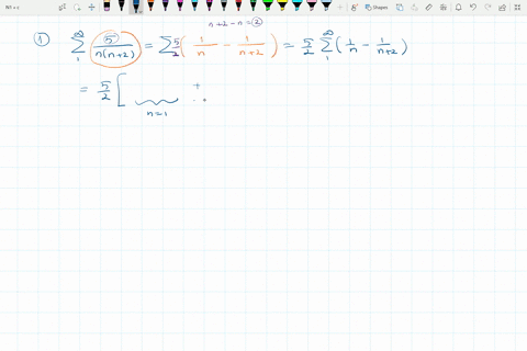 1-point-if-the-following-series-converges-compute-its-sum-otherwise-enter-inf-if-it-diverges-to-infinity-minf-if-it-diverges-to-minus-infinity-and-div-otherwise-nn-2-hint-try-breaking-the-su-67455