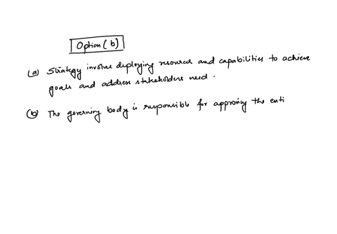 the-following-information-on-the-strategy-of-a-business-is-given-a-the-process-by-which-an-entity-deploys-its-resources-and-capabilities-within-its-business-environment-to-achieve-its-goals-and-meet-s