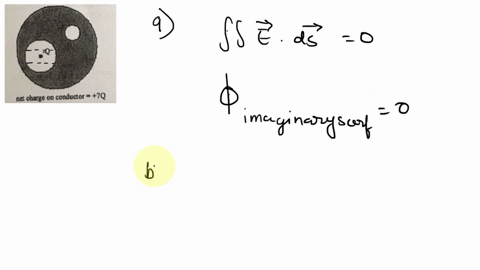 a-metal-ball-carrying-net-charge-of-7q-has-two-spherical-cavities-scooped-out-of-it-what-the-electric-flux-through-the-pasbing-outwards-imaginary-burface-compute-this-directly-using-d-umagie-80798