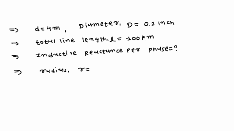 a-three-phase50-hztransmission-line-has-its-conductors-arranged-in-a-triangular-configuration-so-that-the-two-distances-between-conductors-are-6m-and-the-third-is-4mthe-conductors-have-a-dia-27642