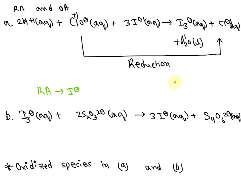 SOLVED Analysis for this lab is based on a "redox" titration, meaning