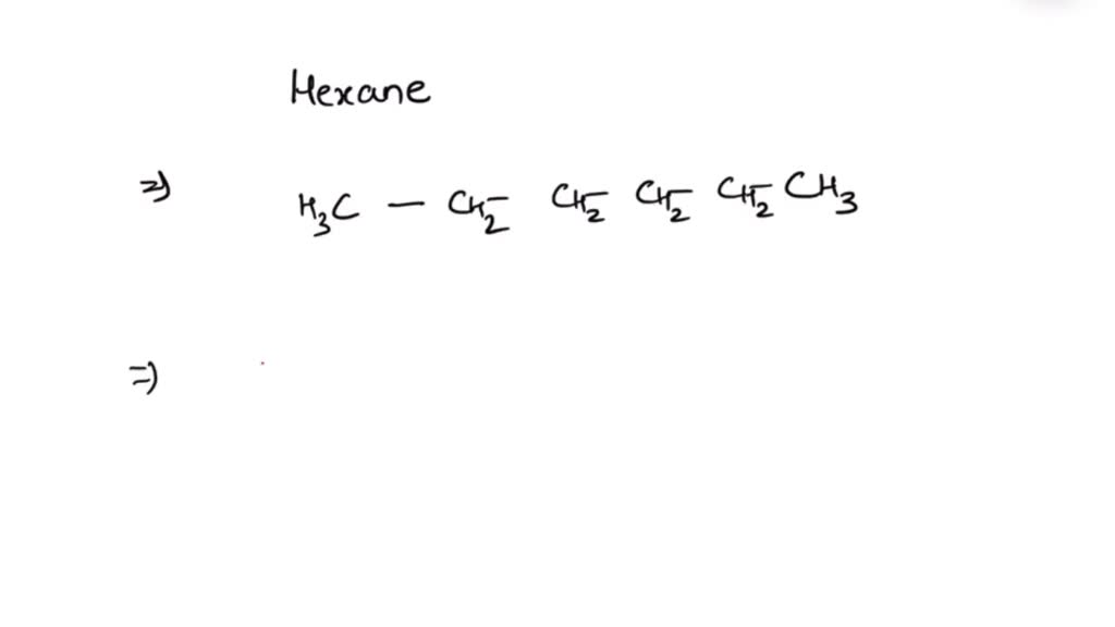 Structural Formula For Hexane