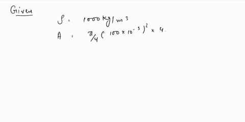 6-16-the-steady-jet-of-water-flows-from-the-100-mm-diameter-pipe-at-4-ms-if-it-strikes-the-fixed-vane-and-is-deflected-in-the-vertical-plane-as-shown-determine-the-volumetric-flow-towards-a-46917