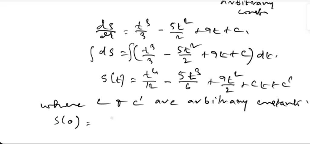 SOLVED: A particle is moving with the given data. Find the position of ...