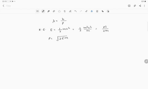 ii-calculate-the-ratio-of-the-kinetic-energy-of-an-electron-to-that-of-a-proton-if-their-wavelengt-2-56558