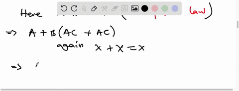 qno2-simplify-each-of-the-following-expressions-by-applying-one-of-the-theorems-_-state-the-theorem-used-1xyz-xyzxyz-2-abchabcabcabc-3-abacjac-4a-cjad-ad-ac-5aa-b-b-aaja-b-99888
