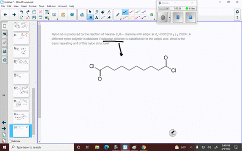 nylon-66-is-produced-by-the-reaction-of-hexane-16-diamine-with-adipic-acid-hoocch-_2-_4-cooh-a-diffe-64447
