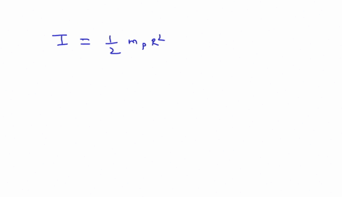 approximate-the-pulley-as-a-thin-disk-the-pulley-rotates-around-a-pin-a-the-mass-of-the-pulley-is-given-by-mp1329-kg-while-the-radius-of-the-pulley-is-r-0616m-a-mass-b-mb-345-kg-is-suspended-64958