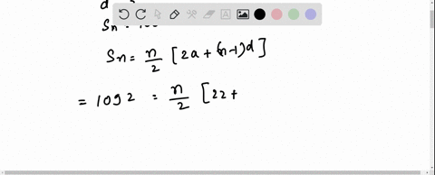 how-many-terms-must-be-added-in-an-arithmetic-sequence-whose-first-term-is-11-and-whose-common-diffe-73606